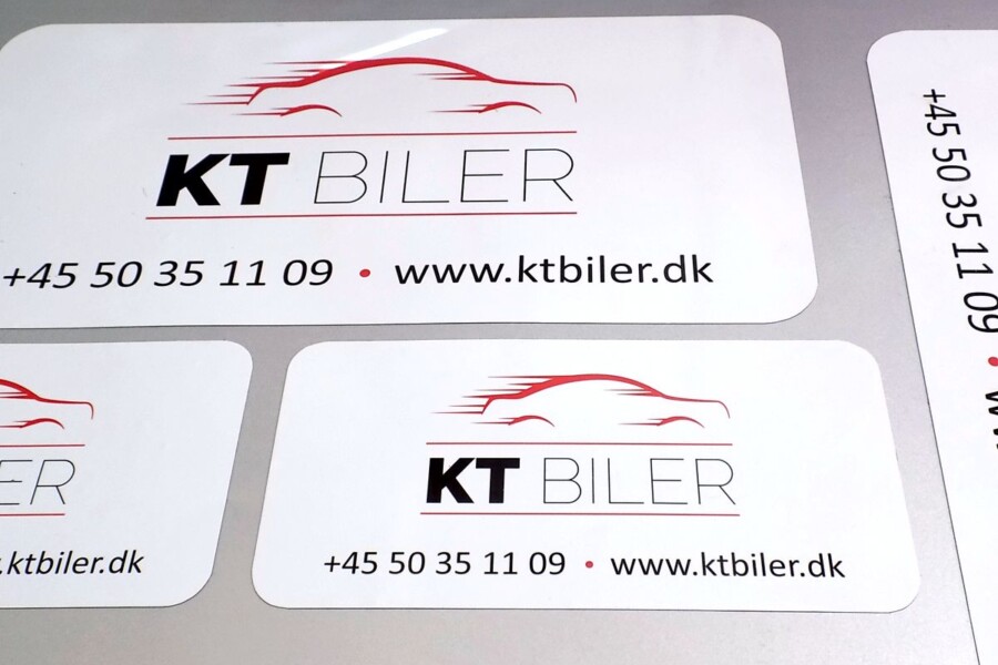 reklama na samochód magnesy z grafiką firmy | Reklamy z Polski do Danii – pakiet reklamowy