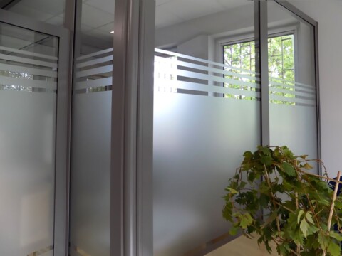 wzór folii mrożonej piaskowane szkło na szyby