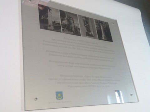 Tablica pleksi mrożona druk miejskiej tablicy