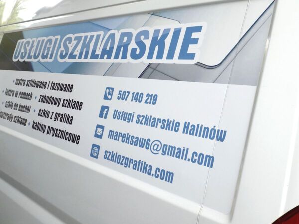 Reklama na samochody _ Naklejka reklamowa na samochód naklejanie reklamy