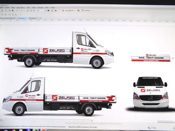 Reklama na samochody _ projektowanie reklamy na samochód wizualizacja