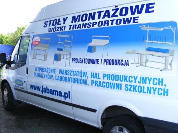 Reklama na samochody _ reklama firmowa na samochód projekt oklejanie