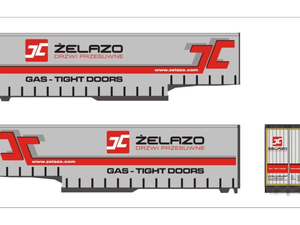 Reklama na samochody _ reklama na naczepie samochodu ciężarowego TIR