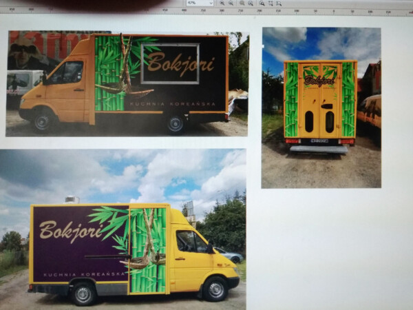 Reklama na samochody _ reklama na samochód bus firmowy projekt