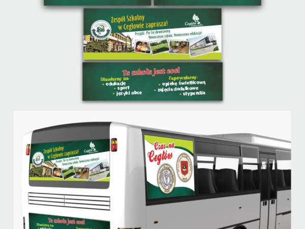 projekt reklamy na autobus reklama na pojazdach
