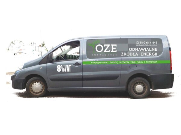 reklamy na samochód wizualizacja grafiki reklamowej