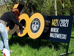 3D Reklama przestrzenna wykonanie reklamowego witacza miasta Mińsk Mazowiecki