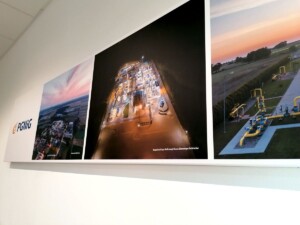 Reklamowy dekor na ścianę wydrukowane profesjonalne fotografie